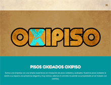 Tablet Screenshot of oxipiso.com